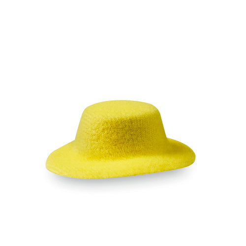 Originelle Haarnadel mit Hut-Design aus Samt in verschiedenen kräftigen Farben - Tauron Personalisiert