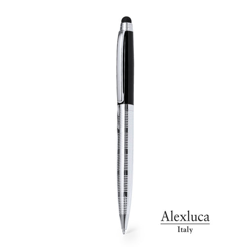 Dreh-Kugelschreiber mit Stylus von Alexluca - Lantey Personalisiert