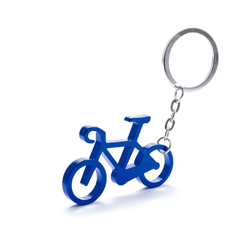 Schlüsselanhänger aus Aluminium mit Fahrrad-Form - Ciclex Personalisiert