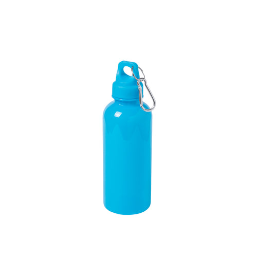 Trinkflasche mit 600 ml Fassungsvermögen, hergestellt aus halbtransparentem PS-Kunststoff - Zanip Personalisiert
