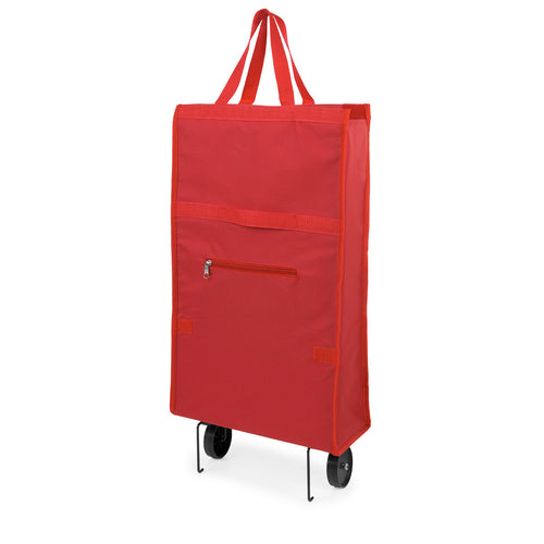 Faltbarer Einkaufstrolley aus robustem 600D Polyester in kräftigen Farben - Fasty Personalisiert