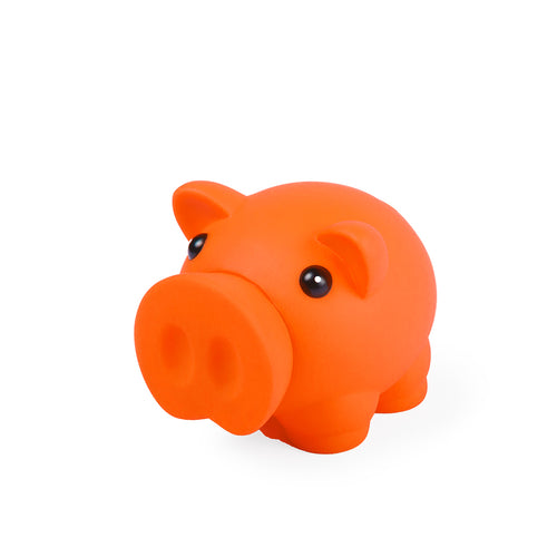 Sparschwein aus weichem Gummi - Donax Personalisiert