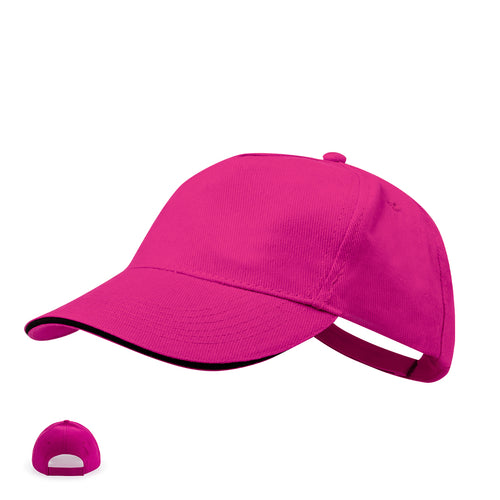 Baseball Cap im 5-Panel-Stil aus gekämmter Baumwolle - Kisse Personalisiert