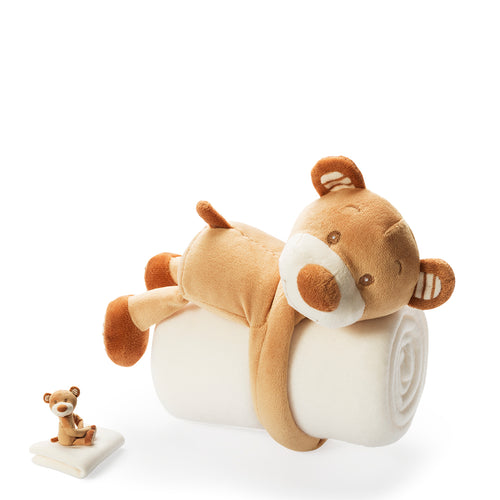 Tolle Teddybär-Decke aus weichem, warmem Polar-Fleece (200 g/m2) - Yogui Personalisiert