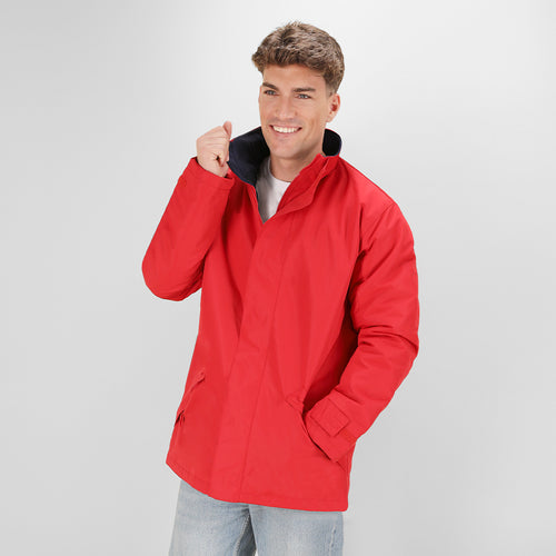 Parka aus resistentem, wasserabweisendem Polyester - Flogox Personalisiert