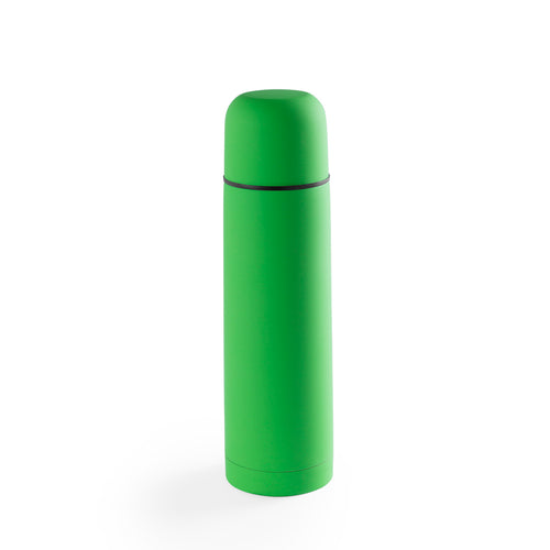 Edelstahlthermosflasche mit 500 ml Fassungsvermögen in leuchtendem, einfarbigem Design - Hosban Personalisiert