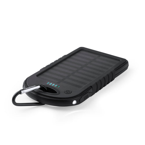 Robuster externer Zusatzakku mit Solarladung und hoher Kapazität -4 - Lenard Personalisiert