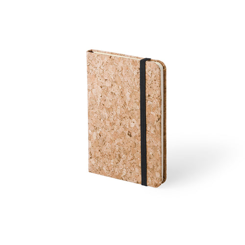 Notizblock mit Soft-Touch-Cover aus Naturkork - Climer Personalisiert