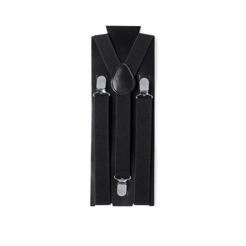 Elastische Hosenträger aus Polyester mit Metall-Kontrastdetails - Corkey Personalisiert