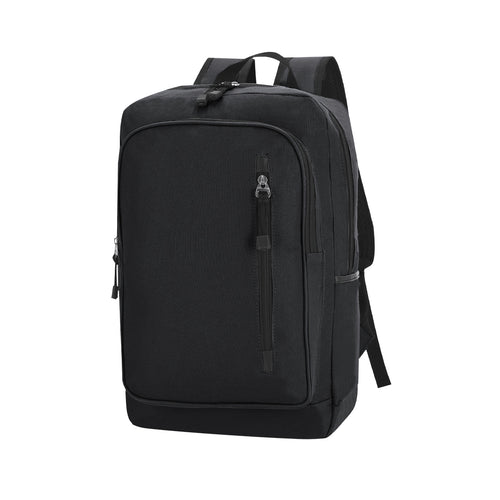 Robuster Rucksack aus 600D Polyester mit Reißverschluss und Fronttaschen - Donovan Personalisiert