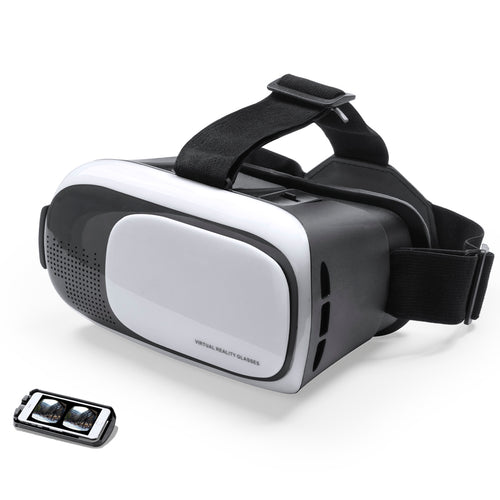 Virtual-Reality-Brille mit verstellbaren Gläsern und Halterung für alle Arten von Smartphones - Bercley Personalisiert