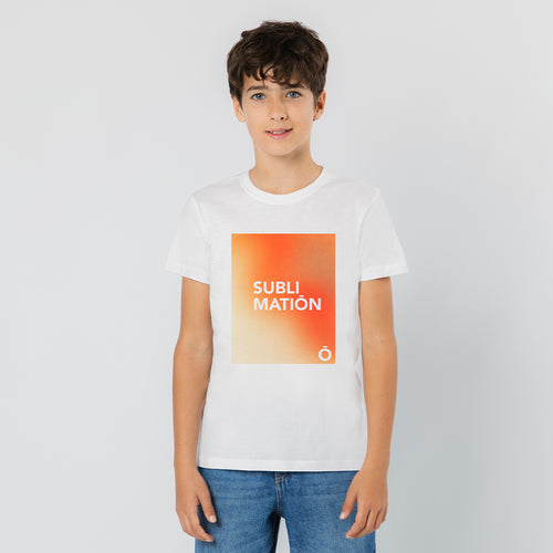 T-Shirt für Kinder aus 100 % atmungsaktivem Polyester (140 g/m2) - mit Baumwoll-Gefühl - Krusly Personalisiert