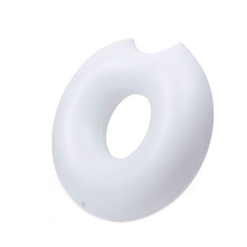 Originelle Luftmatratze aus PVC in Maxi-Größe und Form eines angebissenen Donuts - Donutk Personalisiert
