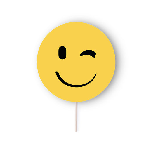 Selfie Pai Pai in lustigen Emoji-Designs und in einer auffälligen gelben Farbe - Emoty Personalisiert