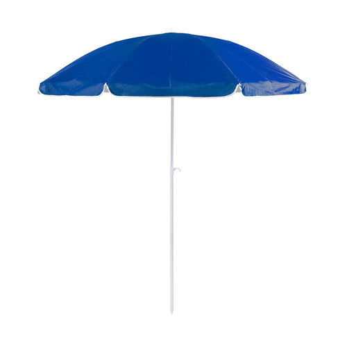 8-Panel-Strandschirm aus widerstandsfähigem Nylon mit silberner UV-Schutzschicht - Sandok Personalisiert