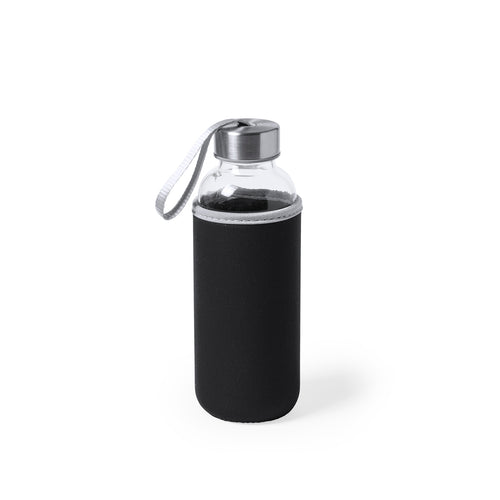 Glas-Trinkflasche mit 420 ml Fassungsvermögen - Dokath Personalisiert
