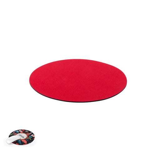 Rundes Mauspad aus weichem Polyester - Roland Personalisiert