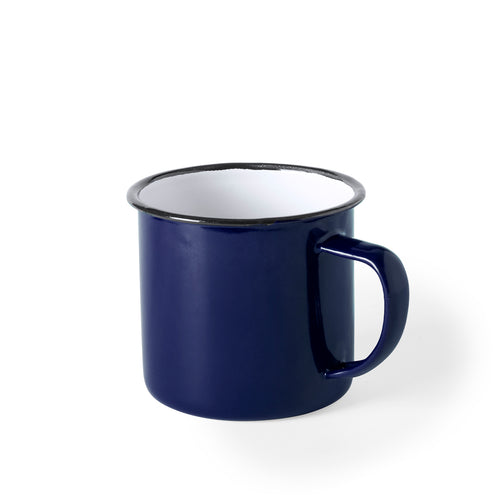 Metall-Tasse mit 380 ml Fassungsvermögen und Vintage-Design sowie absichtlichen Unebenheiten das besondere Retro-Feeling - Wilem Personalisiert