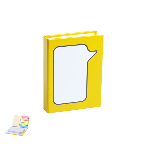 Origineller Notizblock mit Sprechblasen-Design und Soft-Touch-Cover aus solidem Recycling-Karton - Dosan Personalisiert