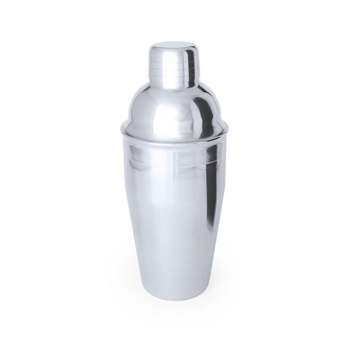 Cocktail Shaker mit 550 ml Fassungsvermögen aus Edelstahl in seidenmatter Ausführung - Tobassy Personalisiert