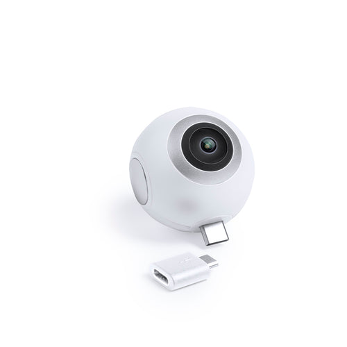 360°-Kamera mit USB-C-Anschluss und Micro-USB-Adapter für Android-Mobilgeräte - Ribben Personalisiert