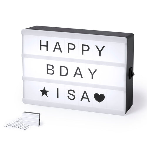 Leuchtkasten (Lightbox) mit Beleuchtung durch 4 LEDs und ON/OFF-Schalter - Cinemax Personalisiert