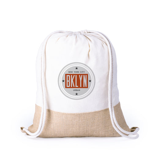 Rucksack mit Kordelzug der Linie Nature - Badix Personalisiert