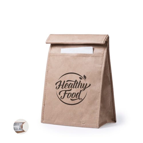 Thermo-Tasche aus robustem Papier (85 g/m2), beständig gegen Feuchtigkeit - Bapom Personalisiert