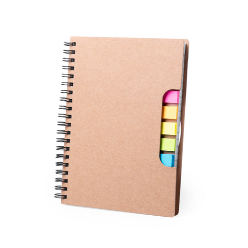 Ring-Notizbuch mit Cover aus recyceltem Karton - Tiblan Personalisiert