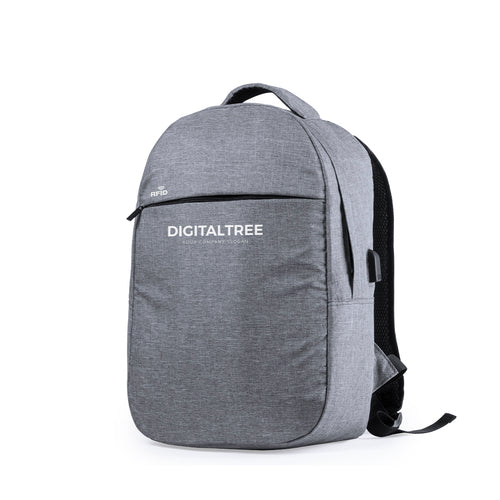 Sicherer Rucksack mit urbanem Design aus 300D Polyester - Rigal Personalisiert