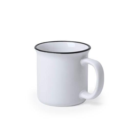 Keramikbecher mit 300 ml Fassungsvermögen und Vintage-Design - Bercom Personalisiert
