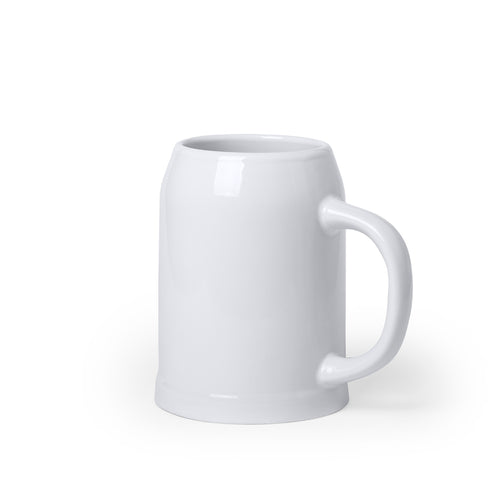 Keramikbecher in weißer, eleganter Ausführung für Bierliebhaber - Tilton Personalisiert