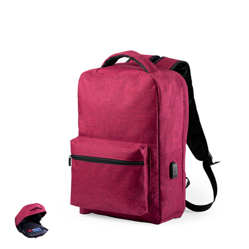 Diebstahlsicherer Rucksack aus widerstandsfähigem Polyester 300D-Material - Komplete Personalisiert