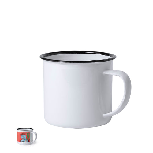 Metallbecher im Retro-Design mit 380 ml Fassungsvermögen - Kantol Personalisiert