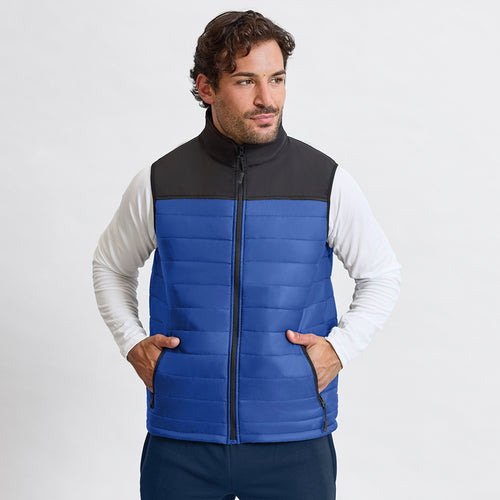 Gilet Bordy Personalizzato - Gilet impermeabile e traspirante in una combinazione di materiali soft shell e poliestere
