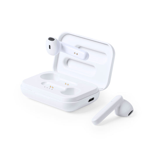 In-Ear-Kopfhörer in elegantem Weiß und mit Bluetooth® 5 - Protex Personalisiert
