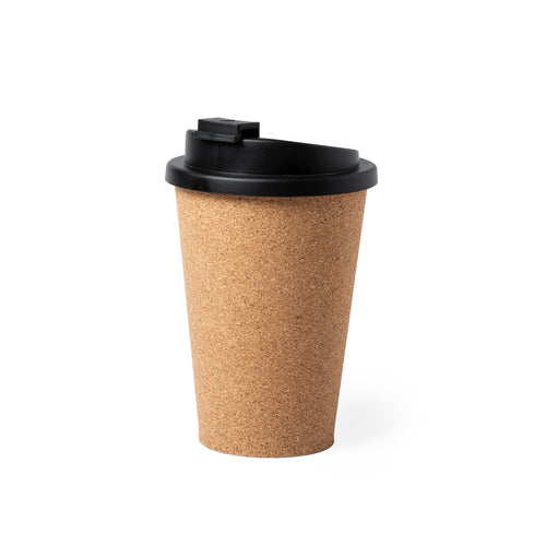 Thermobecher aus Naturkork mit 350 ml Fassungsvermögen - Plibun Personalisiert