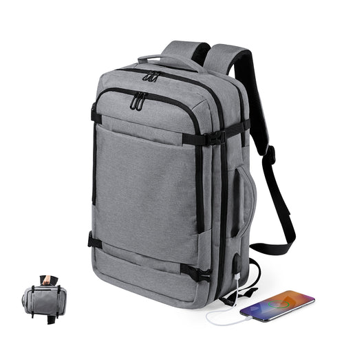 Mehrzweck-Dokumententasche/Rucksack aus widerstandsfähigem Denim-Polyester 600D - Sulkan Personalisiert