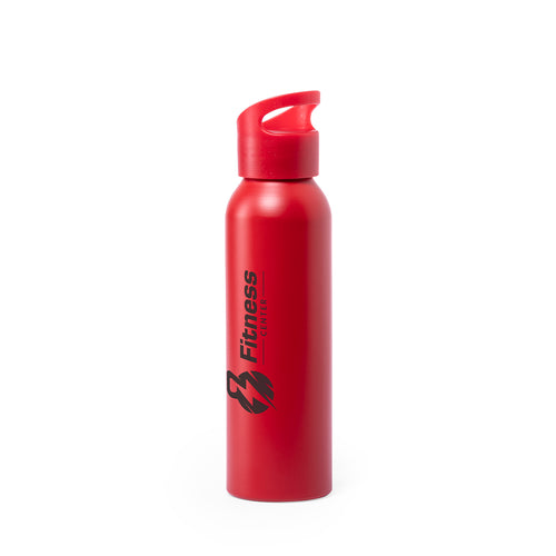 Aluminiumflasche mit 600 ml Fassungsvermögen in matter Ausführung - Runtex Personalisiert