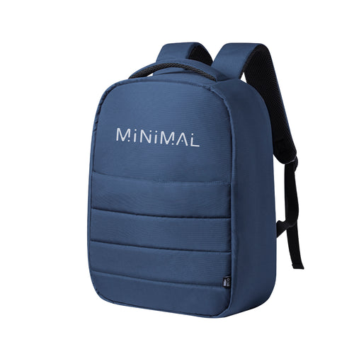Linie Natur Anti-Diebstahl-Rucksack aus strapazierfähigem 300D RPET, mit urbanem Design und voller Polsterung - Danium Personalisiert
