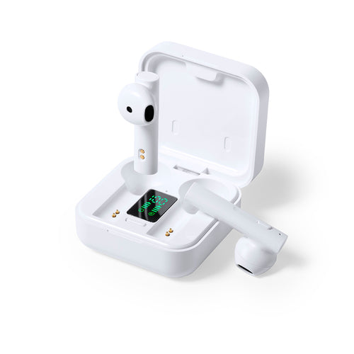 In-Ear-Kopfhörer in elegantem Weiß und mit Bluetooth® 5 - Vinzer Personalisiert