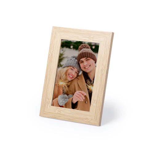 Nature Line-Fotorahmen aus MDF, mit Schutzglas und hinterer Halterung für horizontale oder vertikale Ausrichtung - Liban Personalisiert