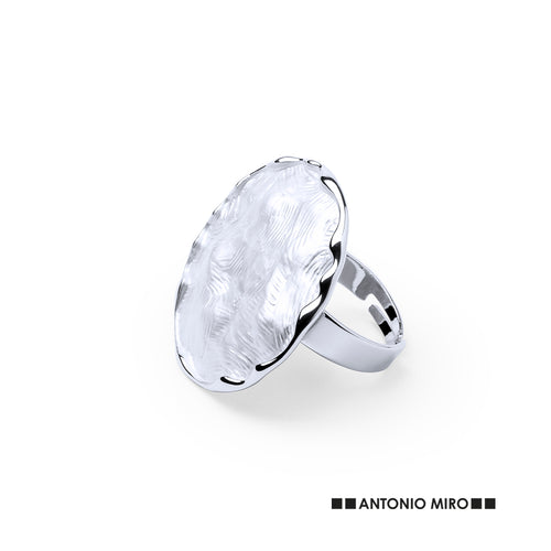 Verstellbarer Ring von Antonio Miró aus Metall mit Harzelement - Zook Personalisiert