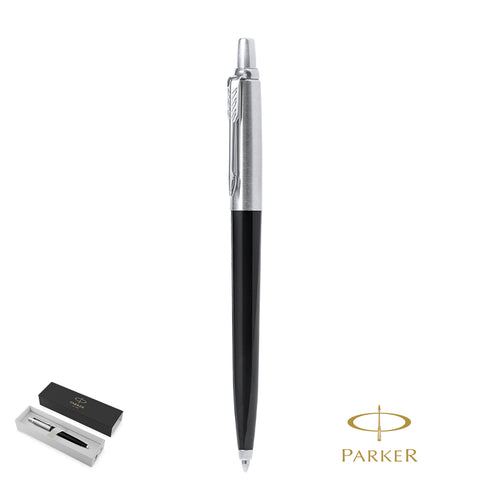 Parker Jotter Recycelter Kugelschreiber im Retro-Look aus einer Kombination von Edelstahl und langlebigem RABS (recyceltem ABS) - Jotter Recycled Personalisiert