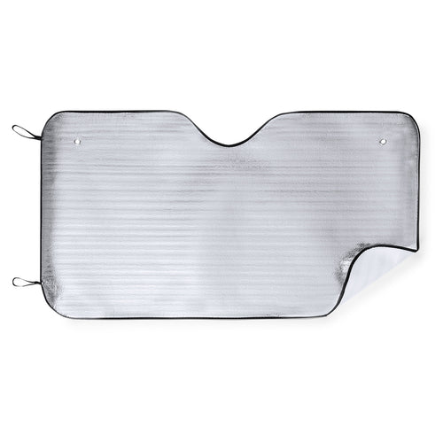 Sonnenschutz aus Aluminum in Metallic-Ausführung mit schwarzer Paspel aus non-woven - Jumbo Personalisiert