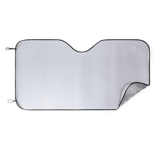 Sonnenschutz aus Aluminum in Silber-Metallic mit schwarzer Paspelierung - Vagón Personalisiert